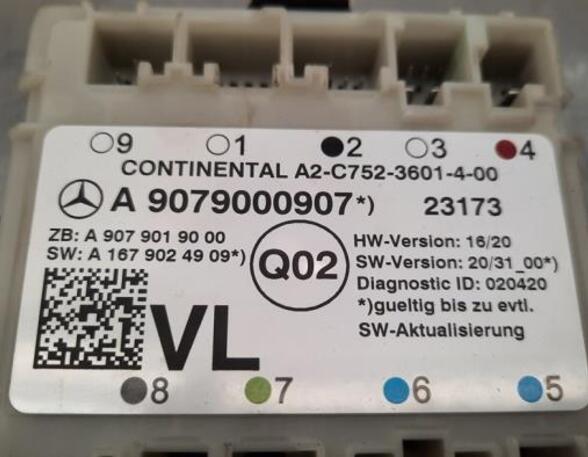 Centrale vergrendeling MERCEDES-BENZ SPRINTER 3,5-t Van (B907, B910)