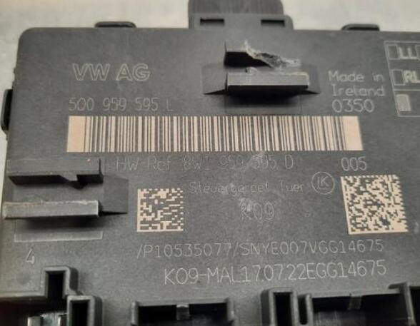 Central Locking System VW PASSAT B8 Variant (3G5, CB5), AUDI A3 Sportback (8YA), AUDI Q3 Sportback (F3N)