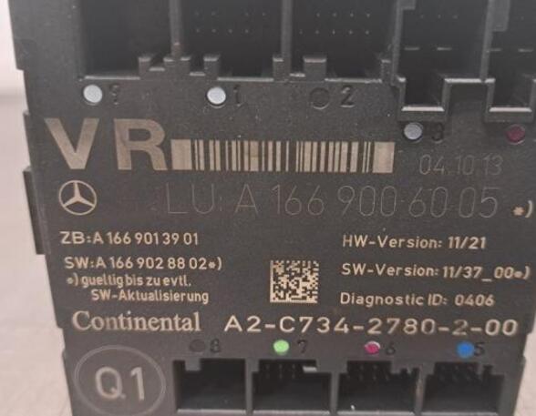 Centrale vergrendeling MERCEDES-BENZ CLA Coupe (C117), MERCEDES-BENZ A-CLASS (W176)