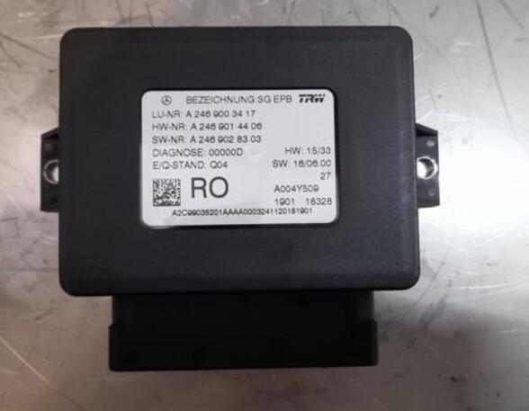 Control unit for fixing brake MERCEDES-BENZ A-CLASS (W176)