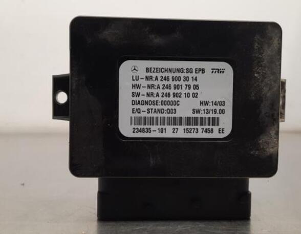 Control unit for fixing brake MERCEDES-BENZ GLA-CLASS (X156)