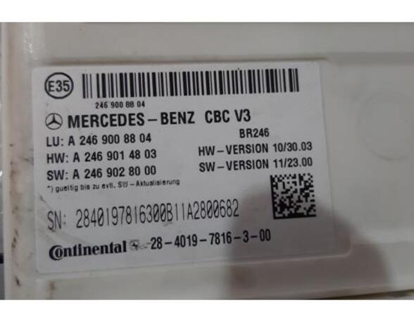 Control unit central electric (BCM) MERCEDES-BENZ B-CLASS (W246, W242)