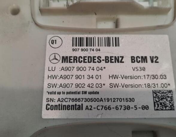 Control unit central electric (BCM) MERCEDES-BENZ SPRINTER 3-t Van (B910)