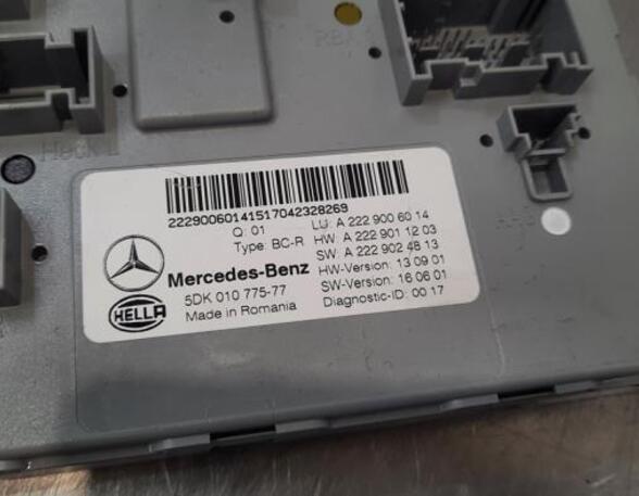 Control unit central electric (BCM) MERCEDES-BENZ C-CLASS T-Model (S205)