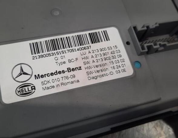 Control unit central electric (BCM) MERCEDES-BENZ E-CLASS T-Model (S213)