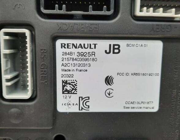 Control unit central electric (BCM) RENAULT CLIO V (B7_)