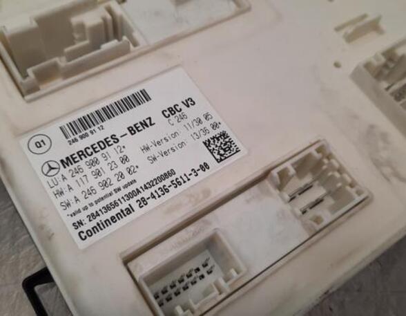 Control unit central electric (BCM) MERCEDES-BENZ GLA-CLASS (X156)