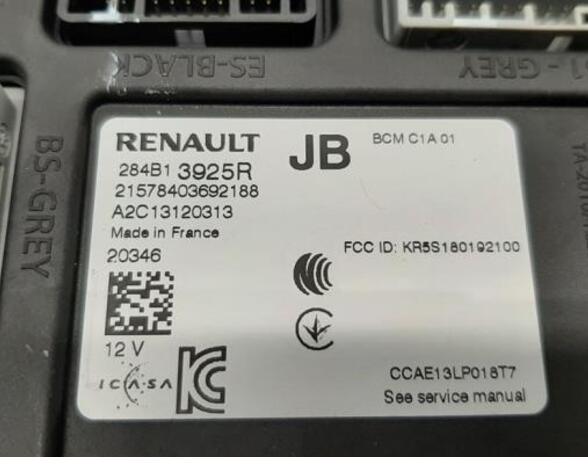 Control unit central electric (BCM) RENAULT CLIO V (B7_)