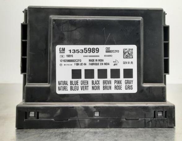 Control unit central electric (BCM) OPEL ASTRA K Sports Tourer (B16)