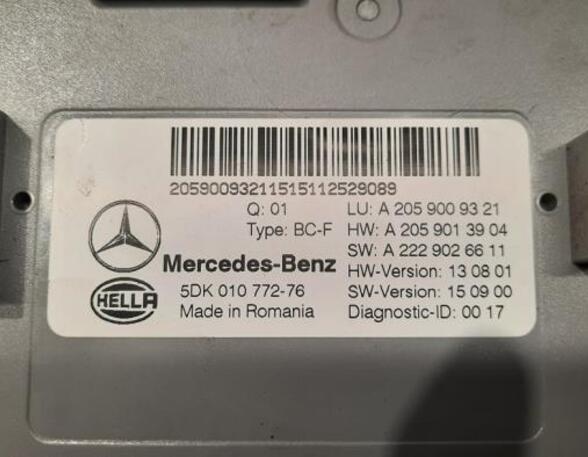 Control unit central electric (BCM) MERCEDES-BENZ GLC (X253)