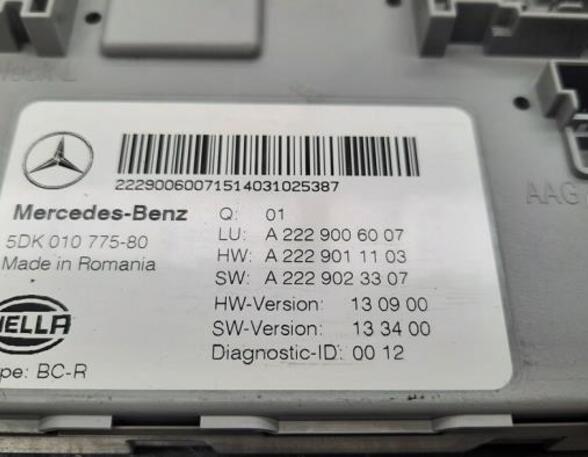 Control unit central electric (BCM) MERCEDES-BENZ C-CLASS (W205)