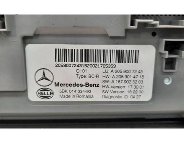 Control unit central electric (BCM) MERCEDES-BENZ GLC Coupe (C253)