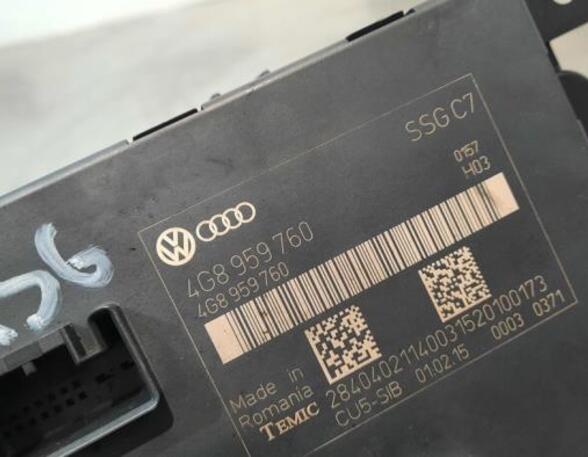 Control unit for seat AUDI A6 Avant (4G5, 4GD, C7)