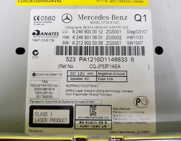 CD-Radio MERCEDES-BENZ A-Klasse (W176)