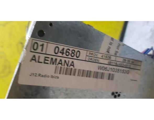 CD-Radio Seat Ibiza IV 6J 6J1035153G P13769466