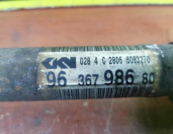 Drive Shaft PEUGEOT 206 CC (2D)