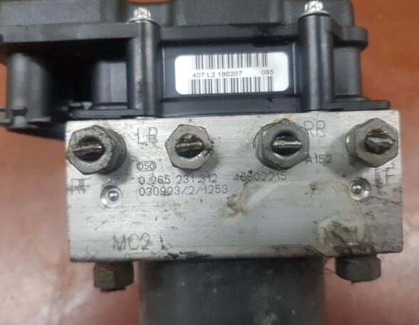 Pumpe ABS Fiat Panda 169 0265231312 P15908010