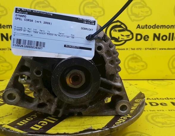 Dynamo (Alternator) OPEL Corsa D (S07)