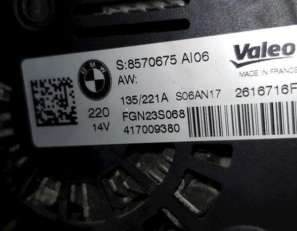 Alternator BMW 3 Gran Turismo (F34)