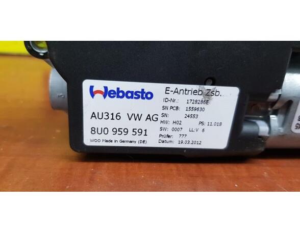 Sunroof Motor AUDI Q3 (8UB, 8UG)