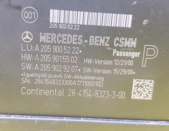 Control unit MERCEDES-BENZ GLC (X253)