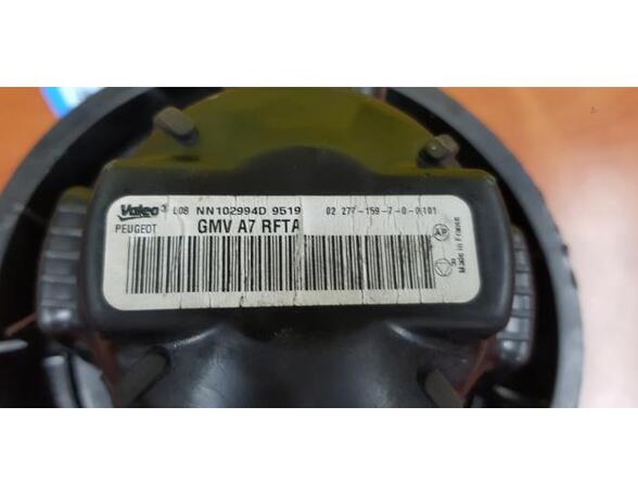 Interior Blower Motor PEUGEOT 207 (WA, WC)