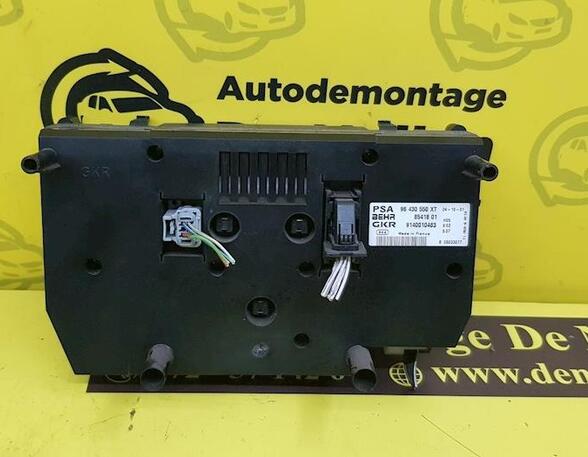 Heating & Ventilation Control Assembly PEUGEOT 206 Schrägheck (2A/C)