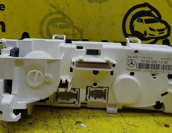 Heating & Ventilation Control Assembly MERCEDES-BENZ A-Klasse (W169)