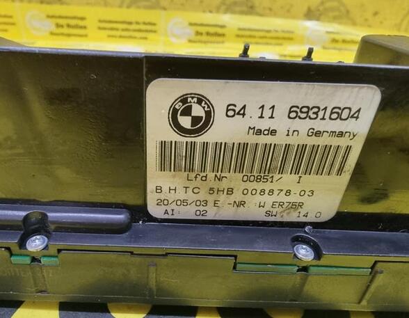 Heating & Ventilation Control Assembly BMW 3er Touring (E46)