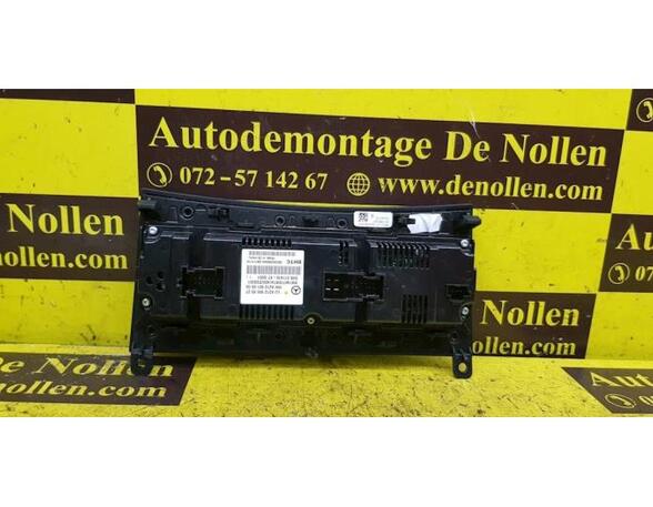 Heating & Ventilation Control Assembly MERCEDES-BENZ E-Klasse (W212)