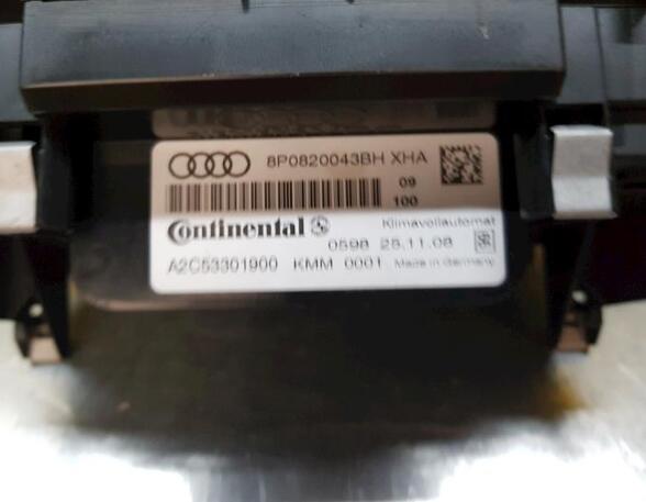 Bedieningselement verwarming & ventilatie AUDI A3 (8P1), AUDI A3 Sportback (8PA)