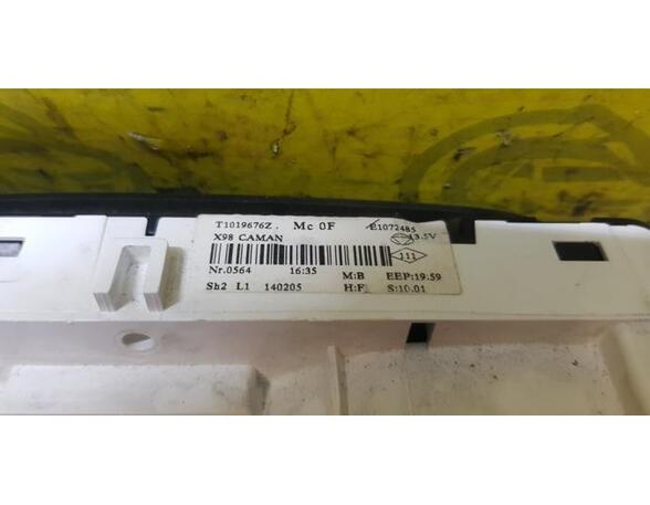 Heating & Ventilation Control Assembly RENAULT Captur I (H5, J5), RENAULT Clio IV (BH)