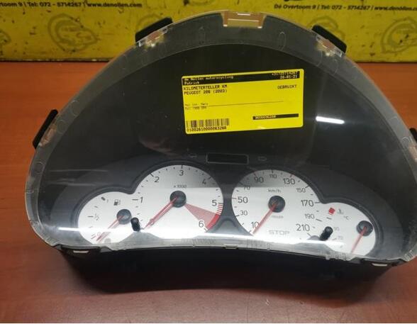 Tachometer (Revolution Counter) PEUGEOT 206 Schrägheck (2A/C), PEUGEOT 206 SW (2E/K)