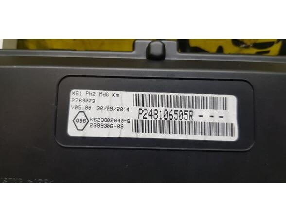 Drehzahlmesser Renault Kangoo II Be Bop KW0 P248106505R P13882307