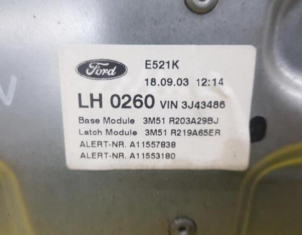 Window Lift FORD Focus C-Max (--), FORD C-Max (DM2)