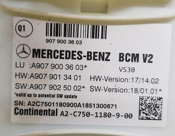 P12856376 Steuergerät Bordnetz (BCM/BDC) MERCEDES-BENZ Sprinter 3,5t Kasten (907