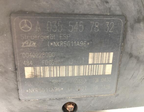 ABS Hydraulisch aggregaat MERCEDES-BENZ C-Klasse T-Model (S203)