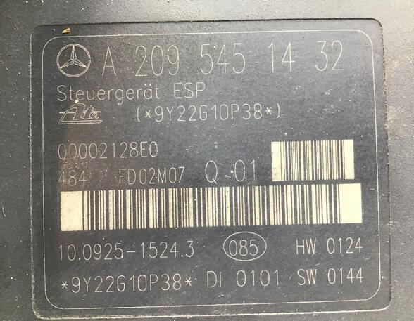 358947 Bremsaggregat ABS MERCEDES-BENZ C-Klasse T-Modell (S203) A0044315412