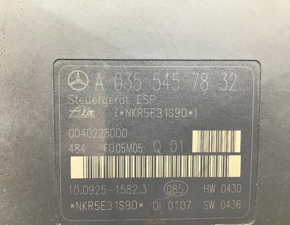 Abs Hydraulic Unit MERCEDES-BENZ C-CLASS (W203)