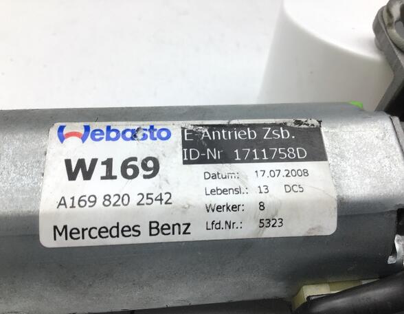 Motor schuifdak MERCEDES-BENZ A-CLASS (W169)