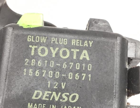 Glow Plug Relay Preheating TOYOTA AURIS (_E15_)