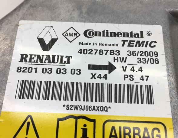 Regeleenheid airbag RENAULT TWINGO II (CN0_)