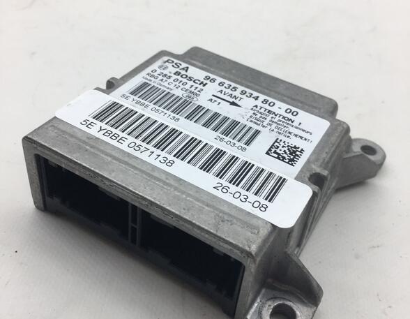 Airbag Control Unit PEUGEOT 207 (WA_, WC_)