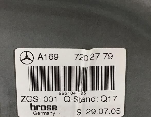 Raambedieningsmechanisme MERCEDES-BENZ B-KLASSE (W245)