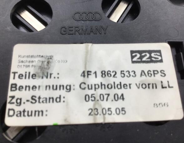 363852 Getränkehalter AUDI A6 (4F, C6) 4F1862533A6PS