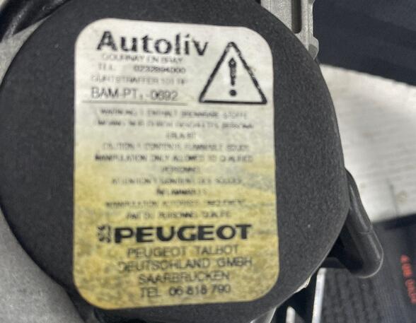 Seat Belt Pretensioners PEUGEOT 206 CC (2D)