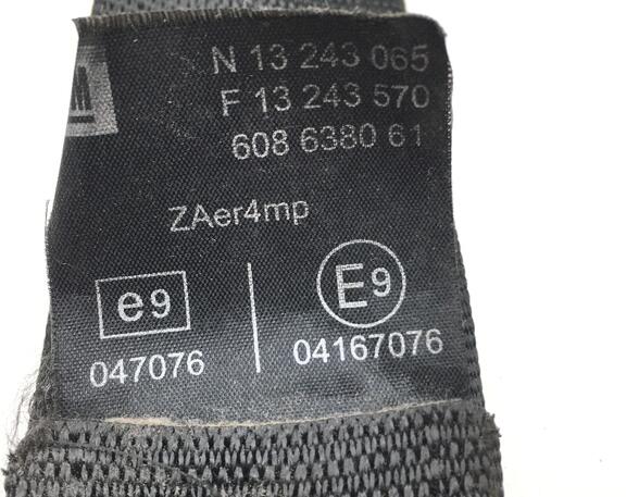 Safety Belts OPEL Meriva (--)