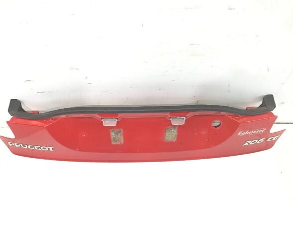 Sierplaat voor kentekenplaat PEUGEOT 206 CC (2D)