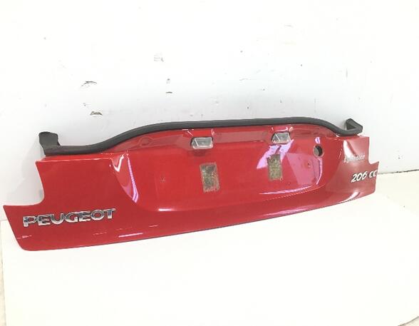 Sierplaat voor kentekenplaat PEUGEOT 206 CC (2D)