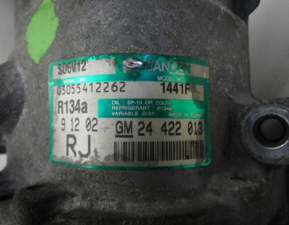 Air Conditioning Compressor OPEL ASTRA G Stufenheck (T98)